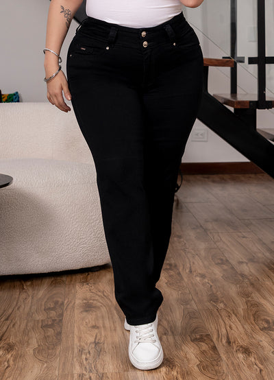 Jean mujer Bota semi Recta 0729-2