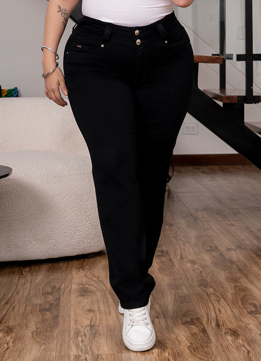 Jean mujer Bota semi Recta 0729-2