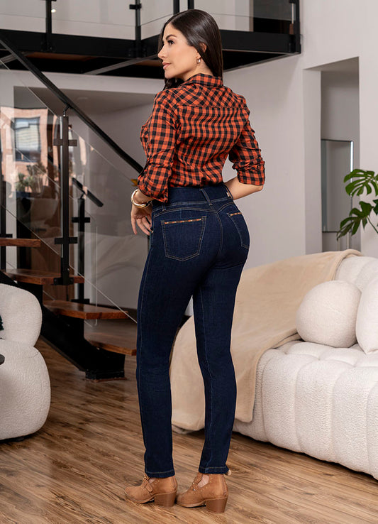 Jean mujer Semi Recta 0736-2