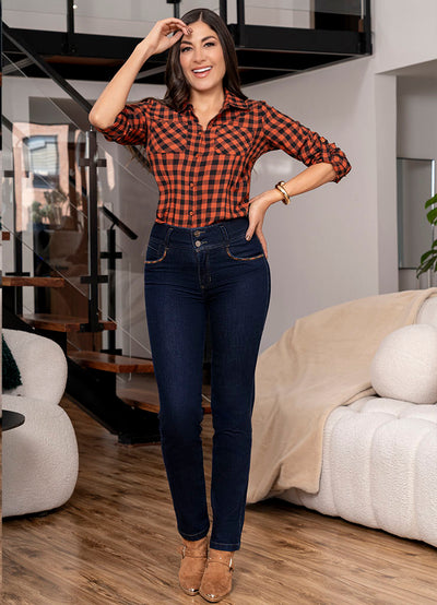 Jean mujer Semi Recta 0736-2