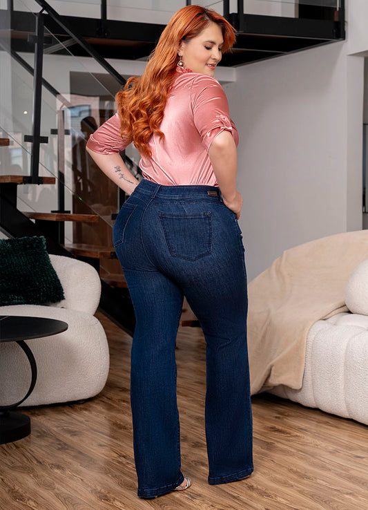 Jean mujer Bota Recta 0739-2