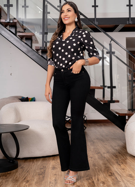 Jean mujer Bota campana 0755-2