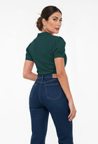 2307-1 Blusa Mujer Chaliz Viscosa manga corta