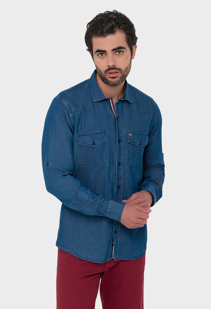 Camisa Hombre Denim – 7682