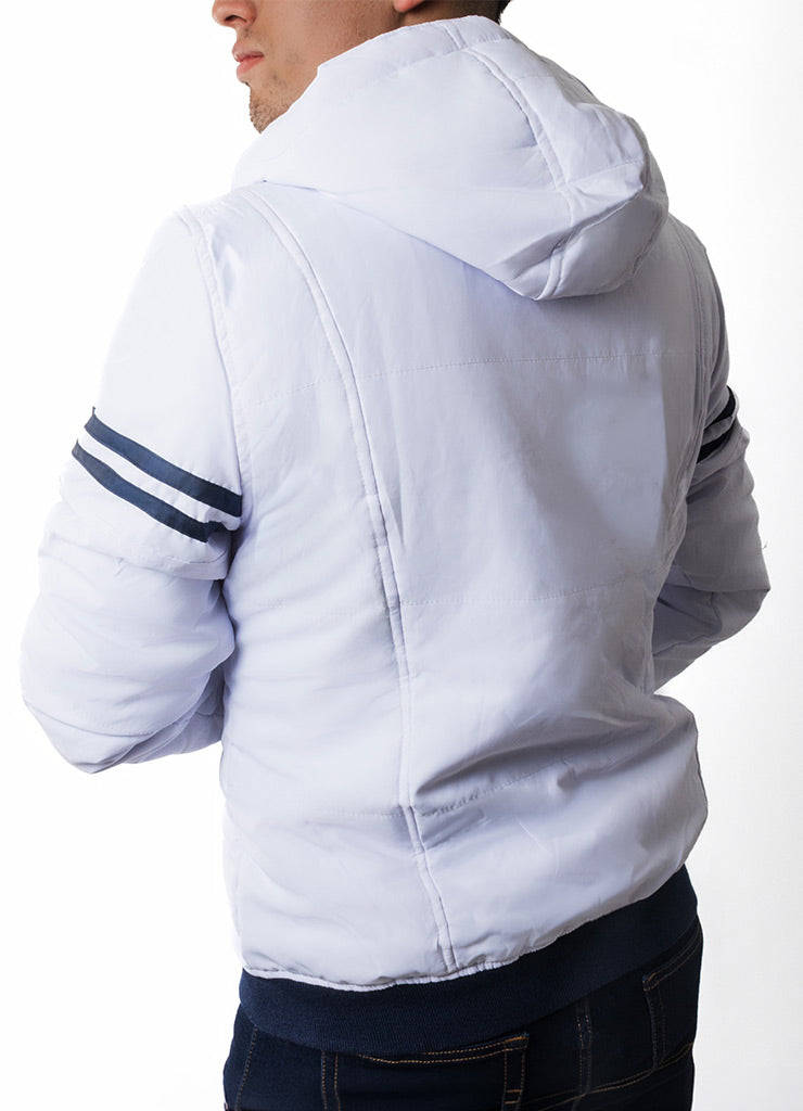 8575 Chaqueta hombre acolchada con capota
