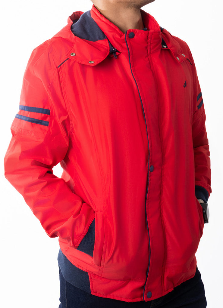 8575 Chaqueta hombre acolchada con capota