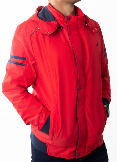 8575 Chaqueta hombre acolchada con capota