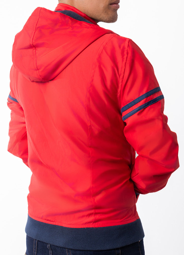 8575 Chaqueta hombre acolchada con capota