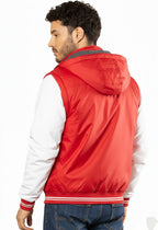Chaqueta Hombre Beisbolera Manga Convertible R.