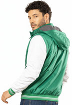Chaqueta Hombre Beisbolera Manga Convertible R.