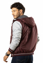 Chaqueta Hombre Beisbolera Manga Convertible R.