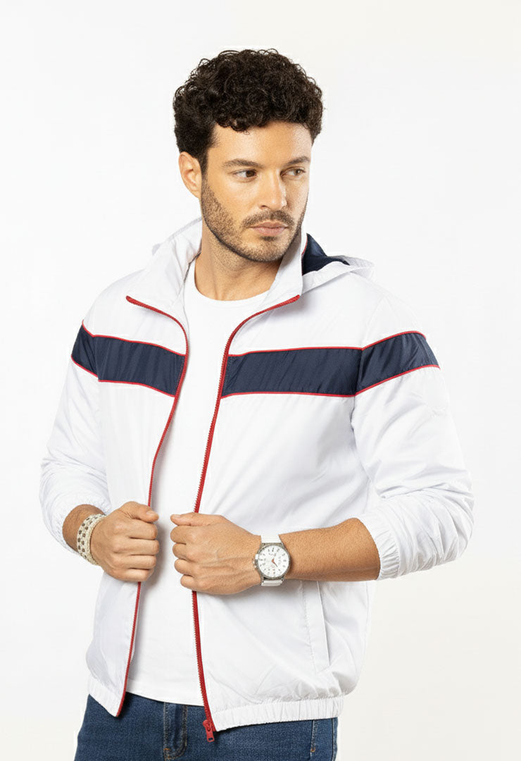 8585 Chaqueta Rompevientos Con Capota