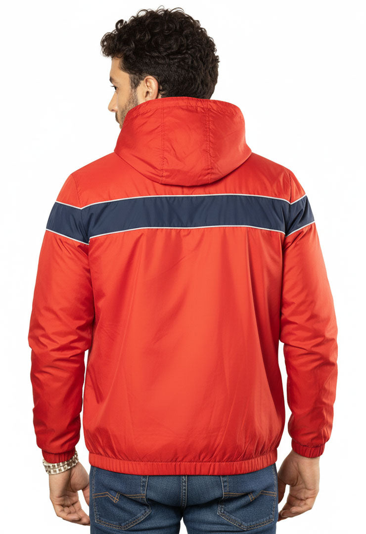 8585 Chaqueta Rompevientos Con Capota