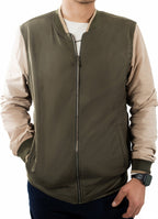 8588 Chaqueta Hombre Diesel Doble Faz verde-verde Ocre