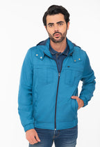 8617 Chaqueta Hombre Oxford Rompevientos