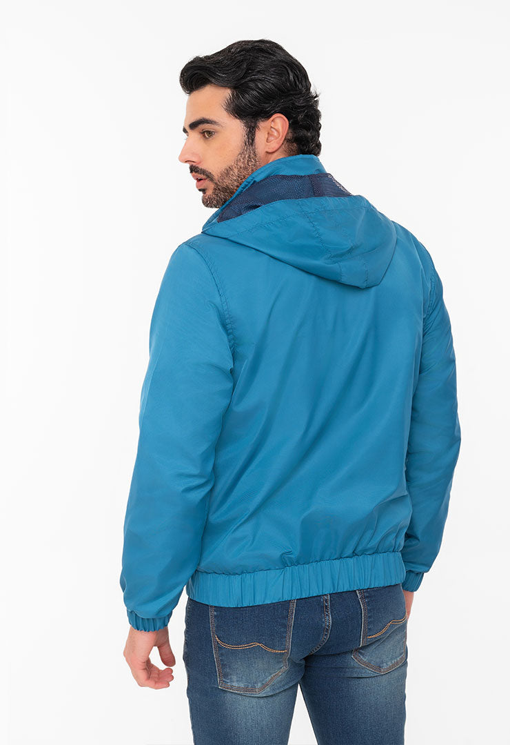 8617 Chaqueta Hombre Oxford Rompevientos