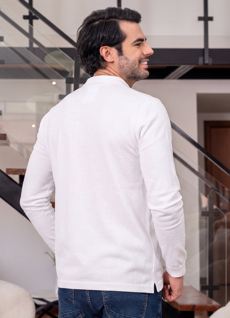 9525 polo manga larga hombre