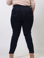 Jean mujer tiro alto con bolsillo