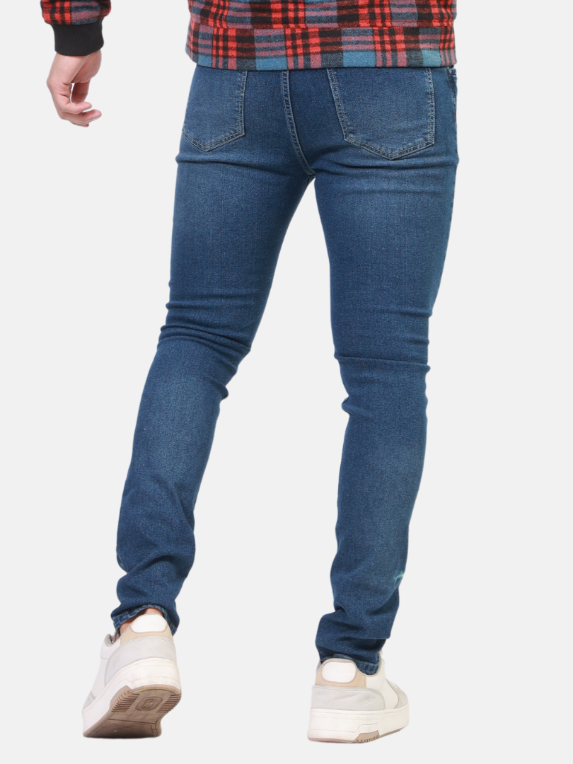 6806 / Jean slimfit para hombre ajustado azul medio