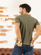 Camiseta Estampada Hombre Genta3 Verde