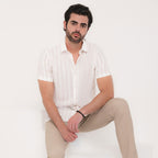 Camisa hombre artesana con rayas