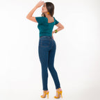 Jean Mujer Skinny Unicolor-Kelia