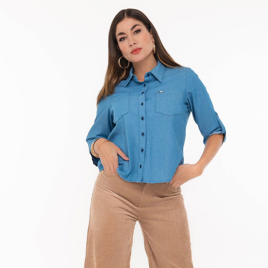 Blusa para Mujer Denim 2277