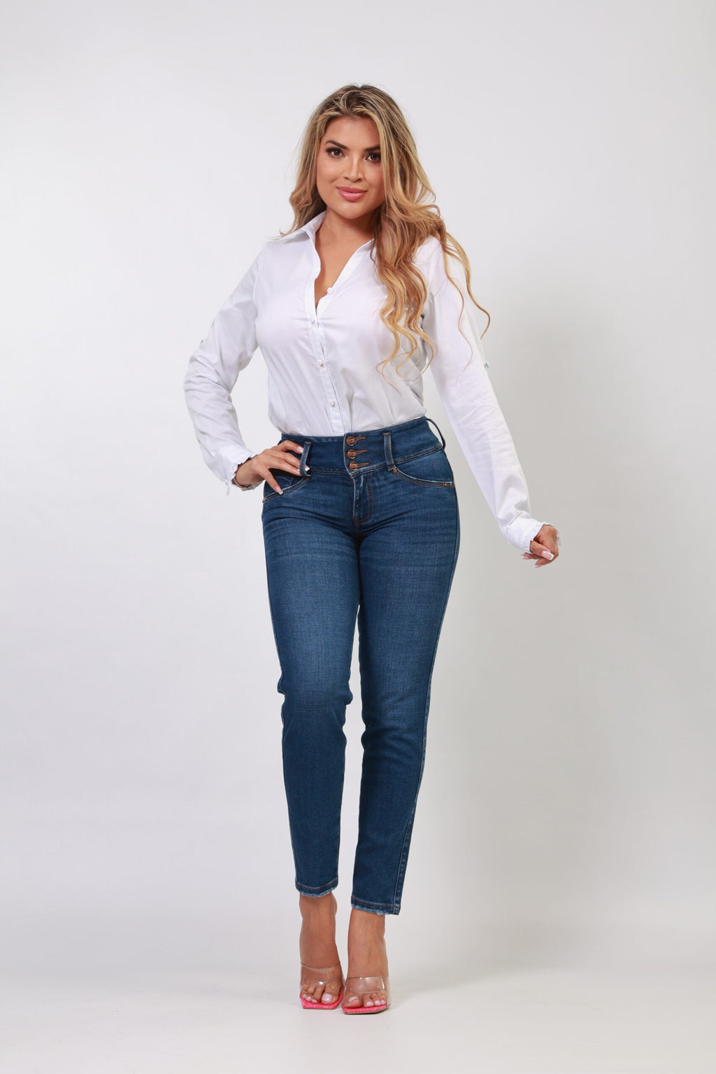 Jean mujer talla especial bolsillo