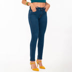 Jean Mujer Skinny Unicolor-Kelia