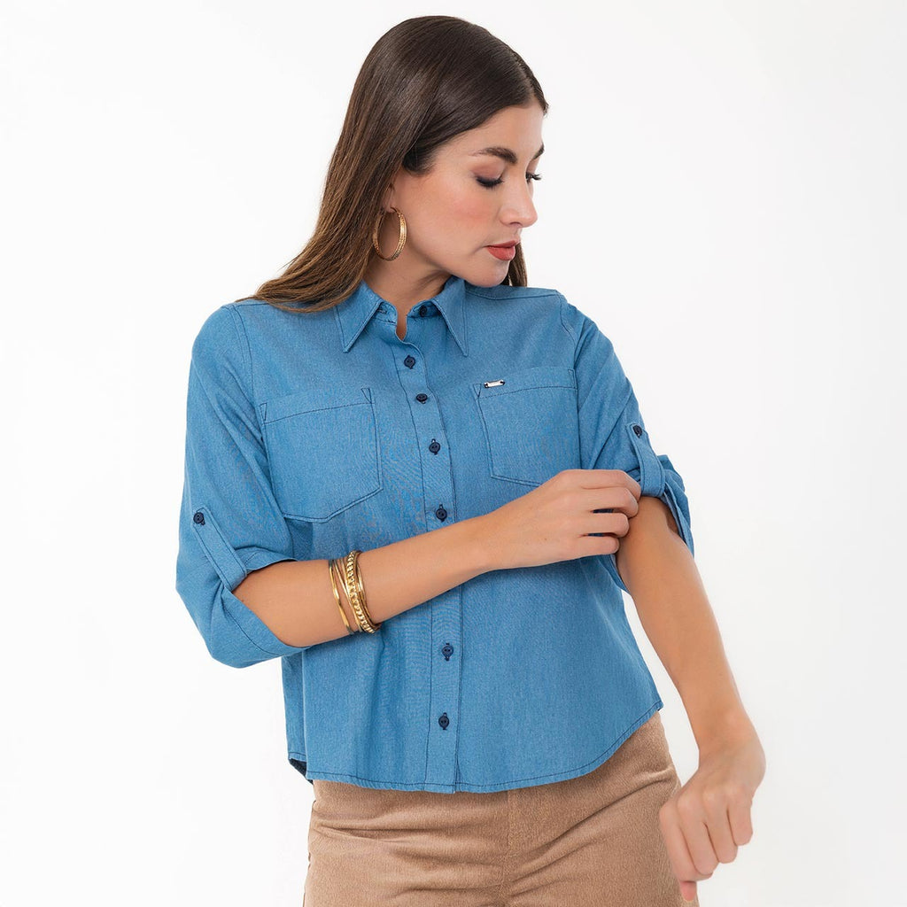 Blusa para Mujer Denim 2277