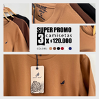 3 camisas X $120.000