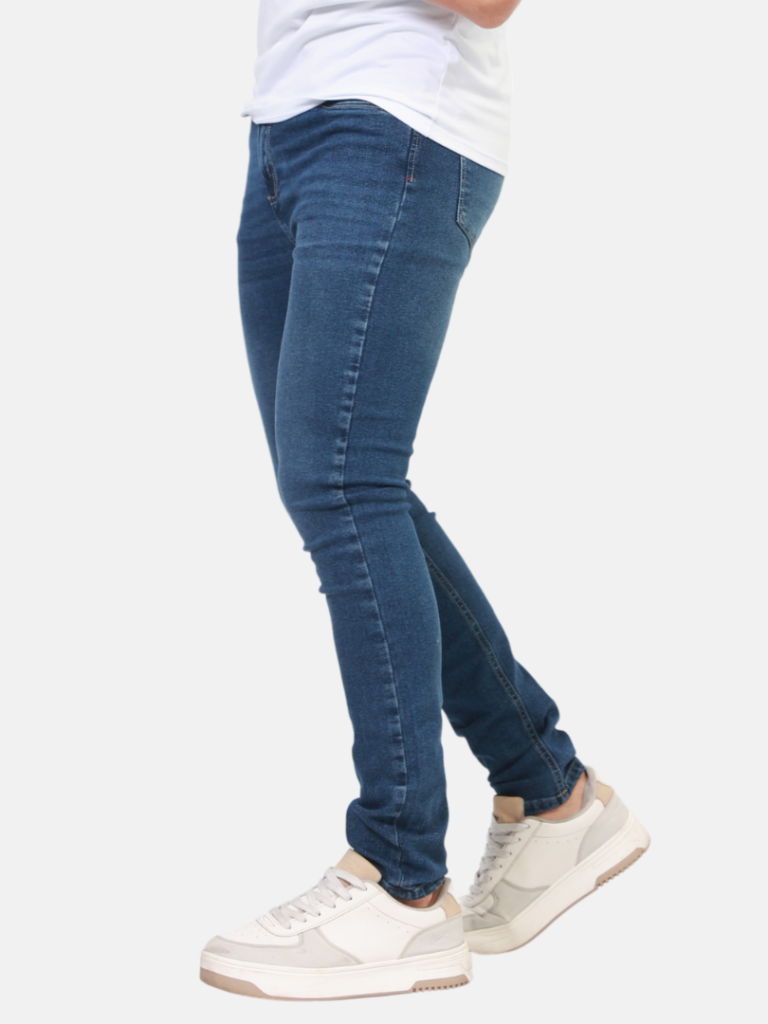 6806 / Jean slimfit para hombre ajustado azul medio