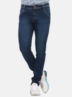 Jean slimfit para hombre ajustado azul oscuro - 6808