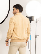 8579 / Chaqueta Hombre Peluche Sin Capota